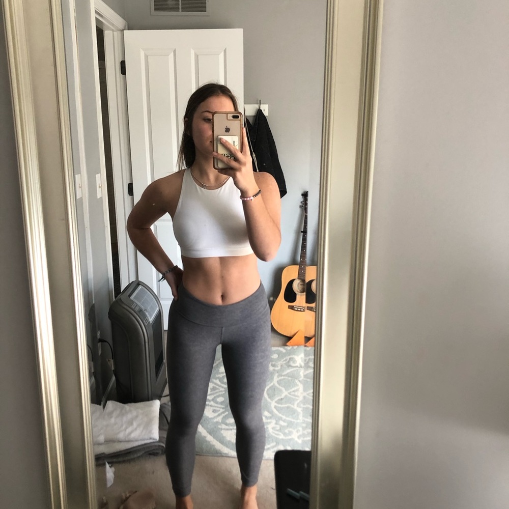 Grey size 4 lululemon leggings